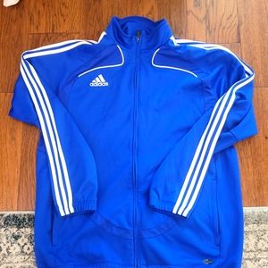 Adidas men's track full zip jacket